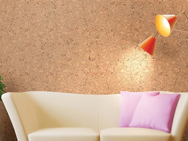Настенное клеевое пробковое покрытие CorkStyle Wall Design Vico Nat