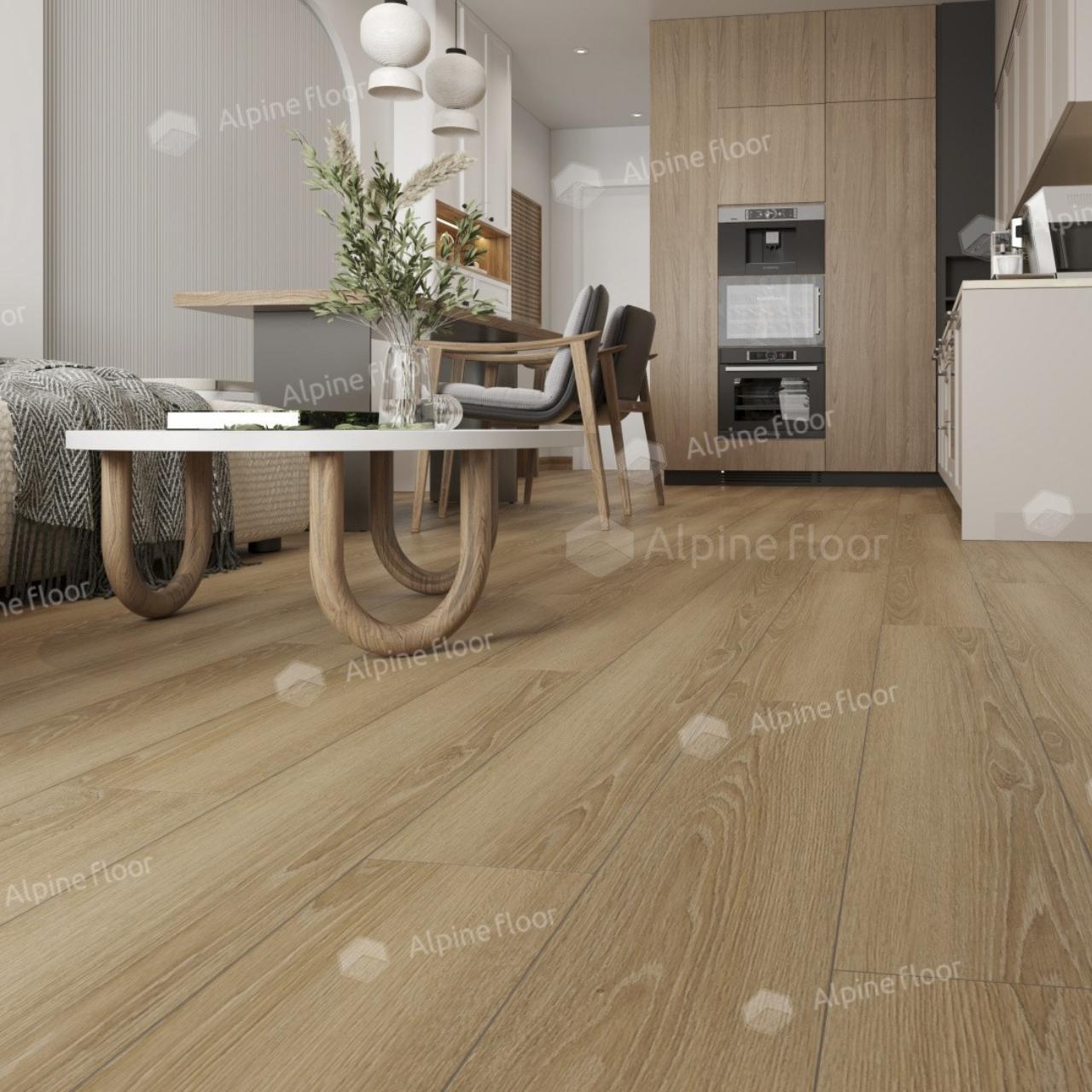 Кварцвинил Alpine Floor Ultra Eco 5-38 Дуб Сантана