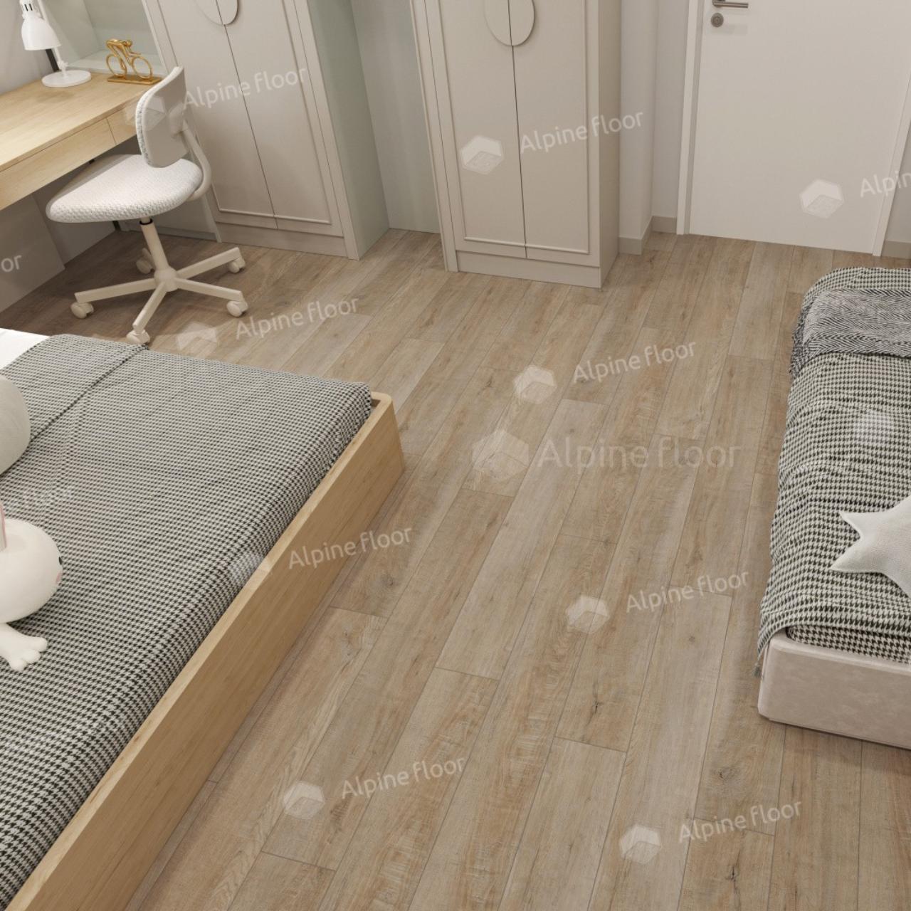 Кварцвинил Alpine Floor Ultra Eco 5-39 Дуб Амбер