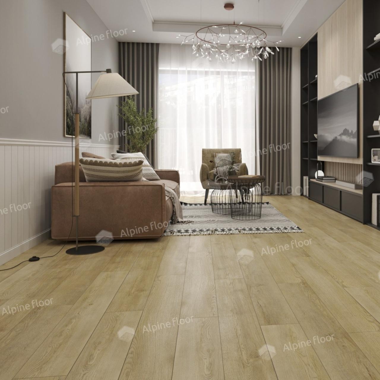 Кварцвинил Alpine Floor Ultra Eco 5-33 Дуб старинный