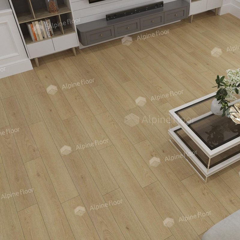 Кварцвинил Alpine Floor Ultra Eco 5-37 Дуб Марципановый