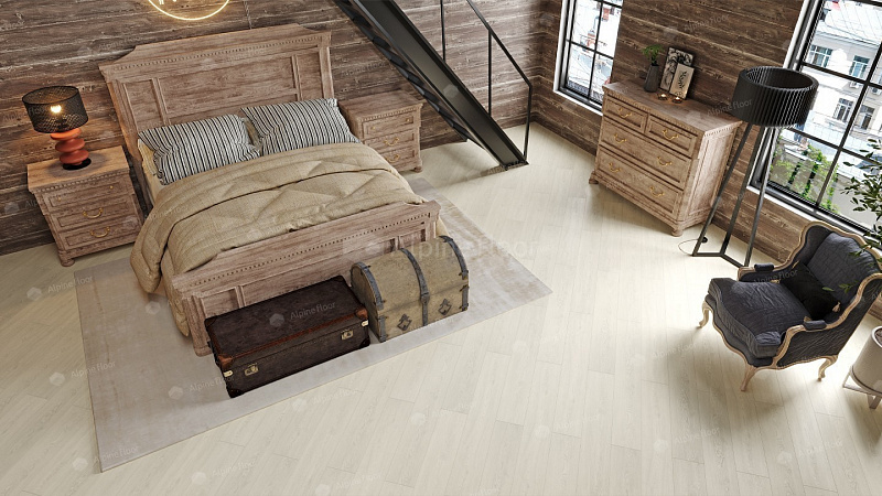 Кварцвинил Alpine Floor Изящная классика (Classic Light) Еco 134-77 Дуб Арктик